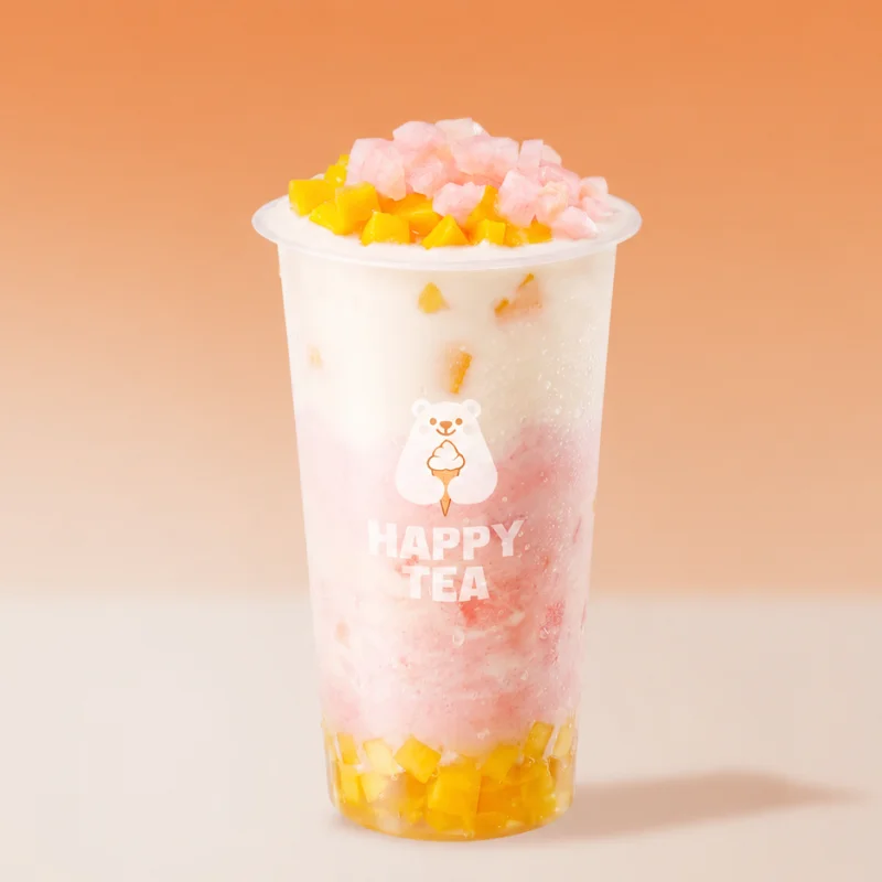 Peachy Cream Pudding Tea